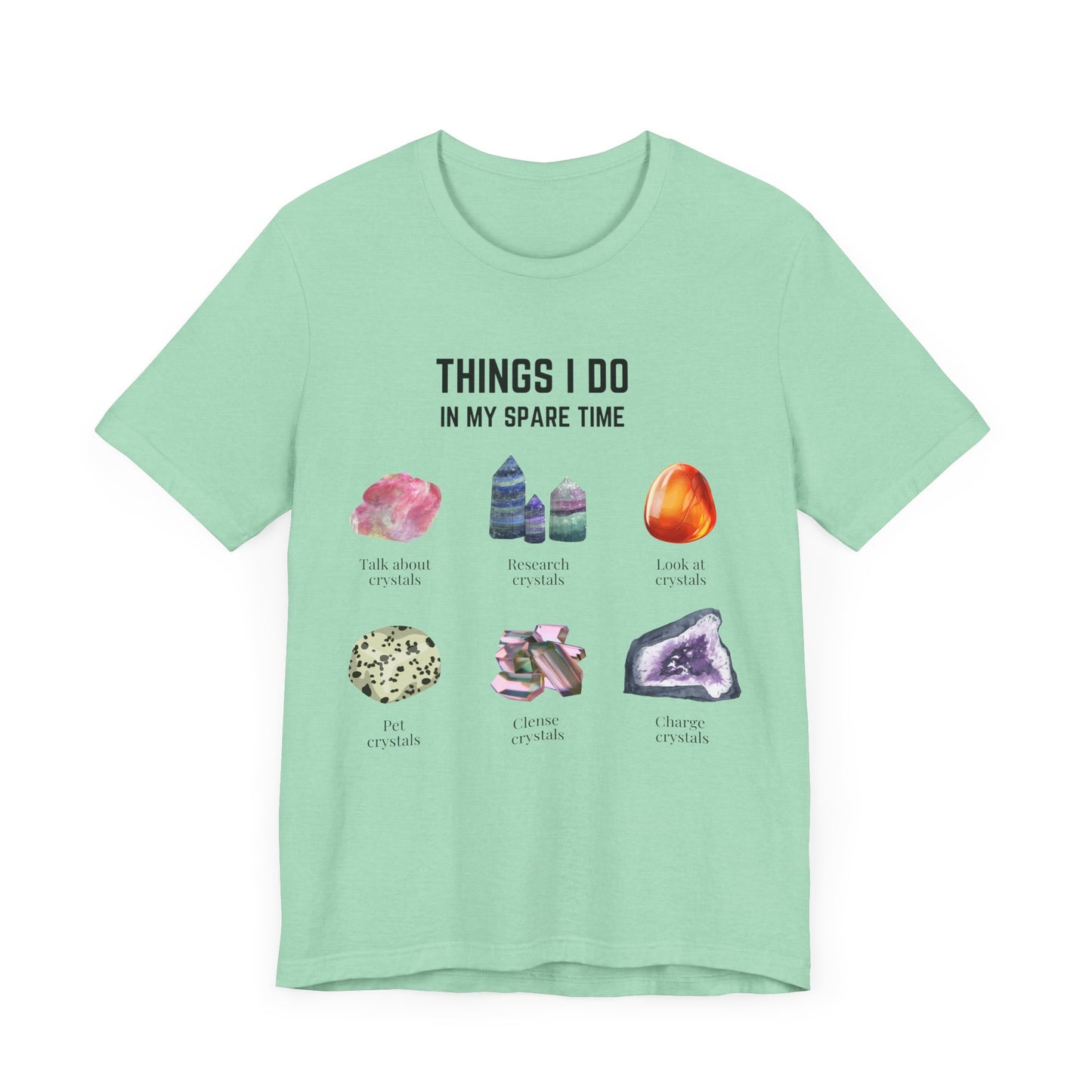 Things I do: Crystals 1 | Unisex Jersey Short Sleeve Tee Lights