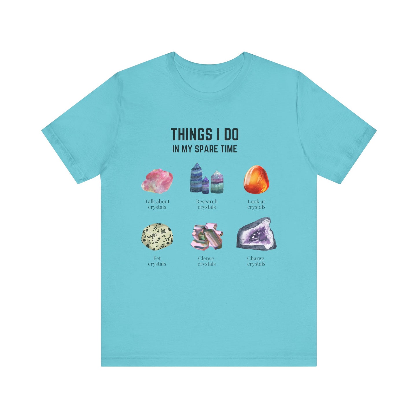 Things I do: Crystals 1 | Unisex Jersey Short Sleeve Tee Lights
