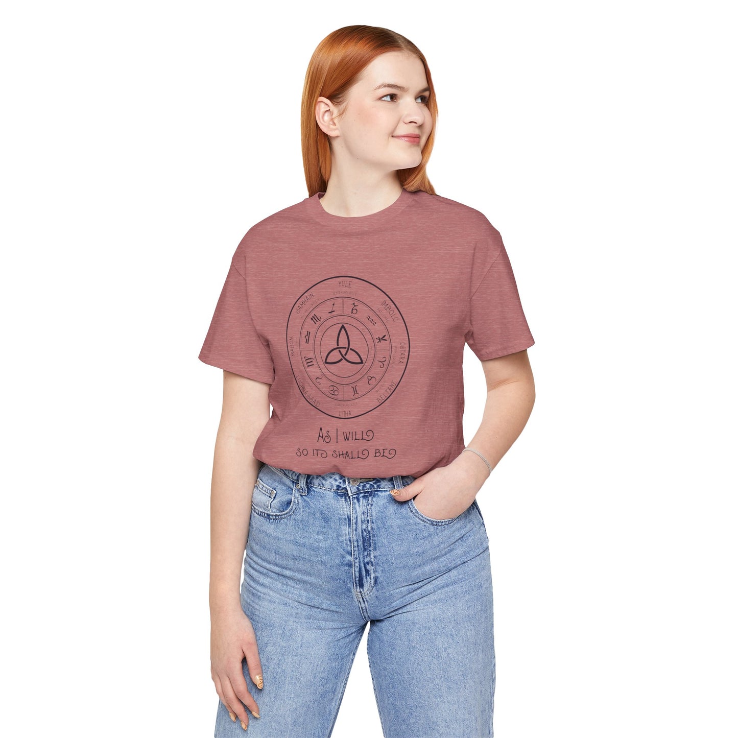 As I Will - Wheel of the Year | Unisex Jersey Short Sleeve Tee
