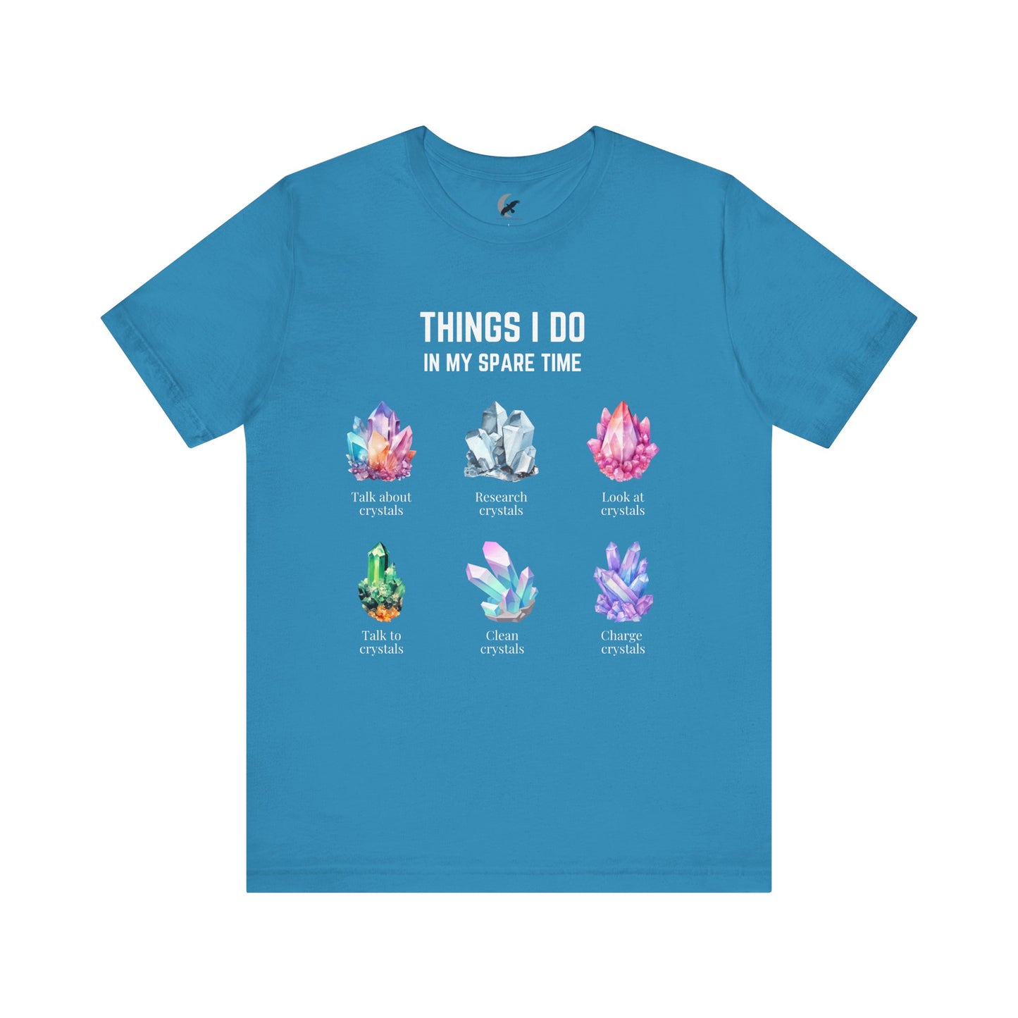 Things I do: Crystals 2 | Unisex Jersey Short Sleeve Tee Darks