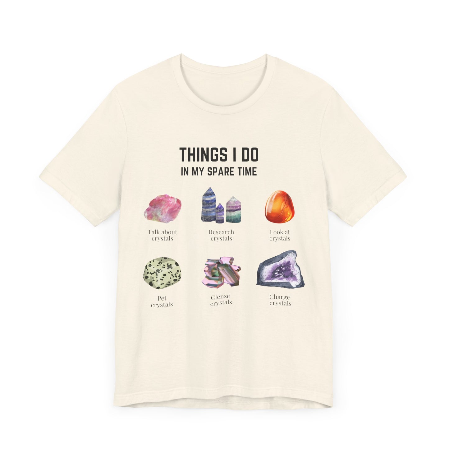Things I do: Crystals 1 | Unisex Jersey Short Sleeve Tee Lights