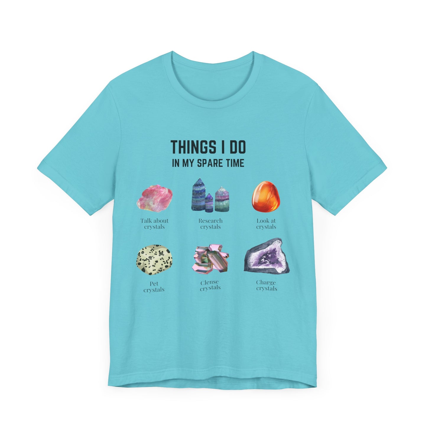 Things I do: Crystals 1 | Unisex Jersey Short Sleeve Tee Lights
