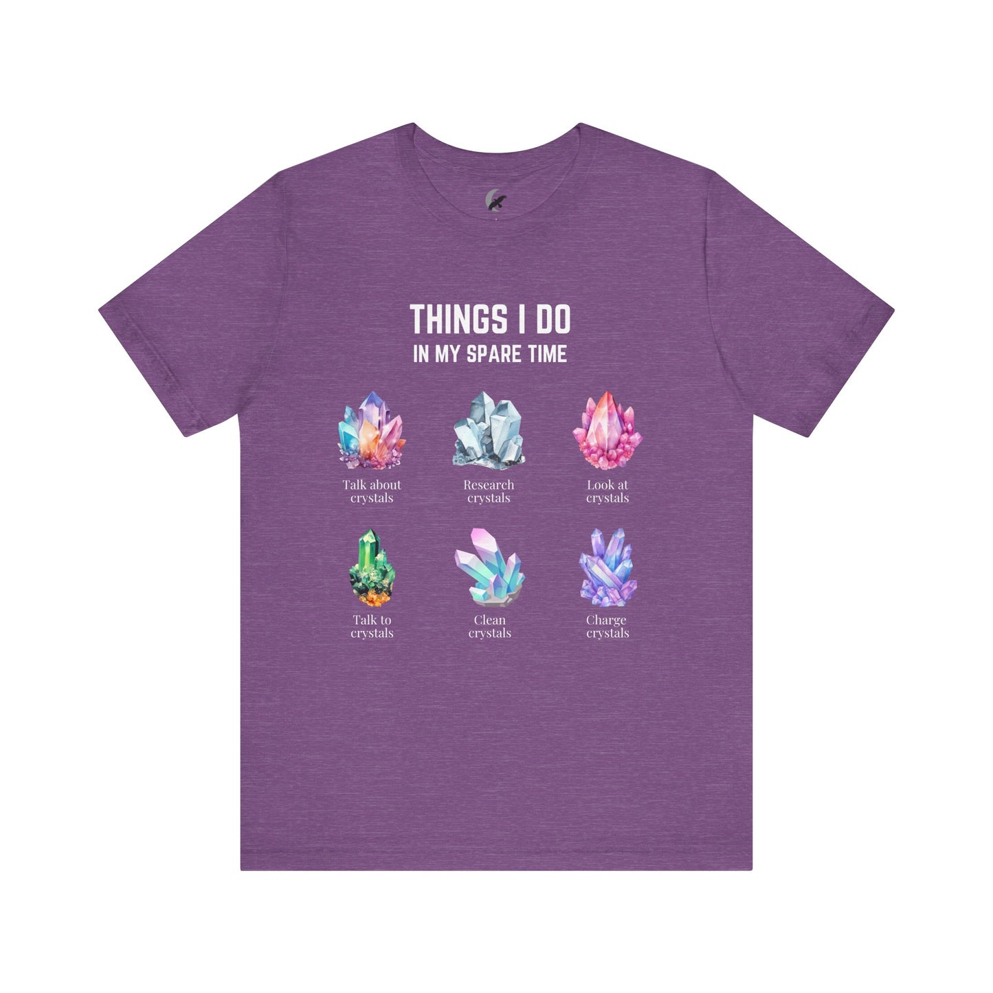 Things I do: Crystals 2 | Unisex Jersey Short Sleeve Tee Darks
