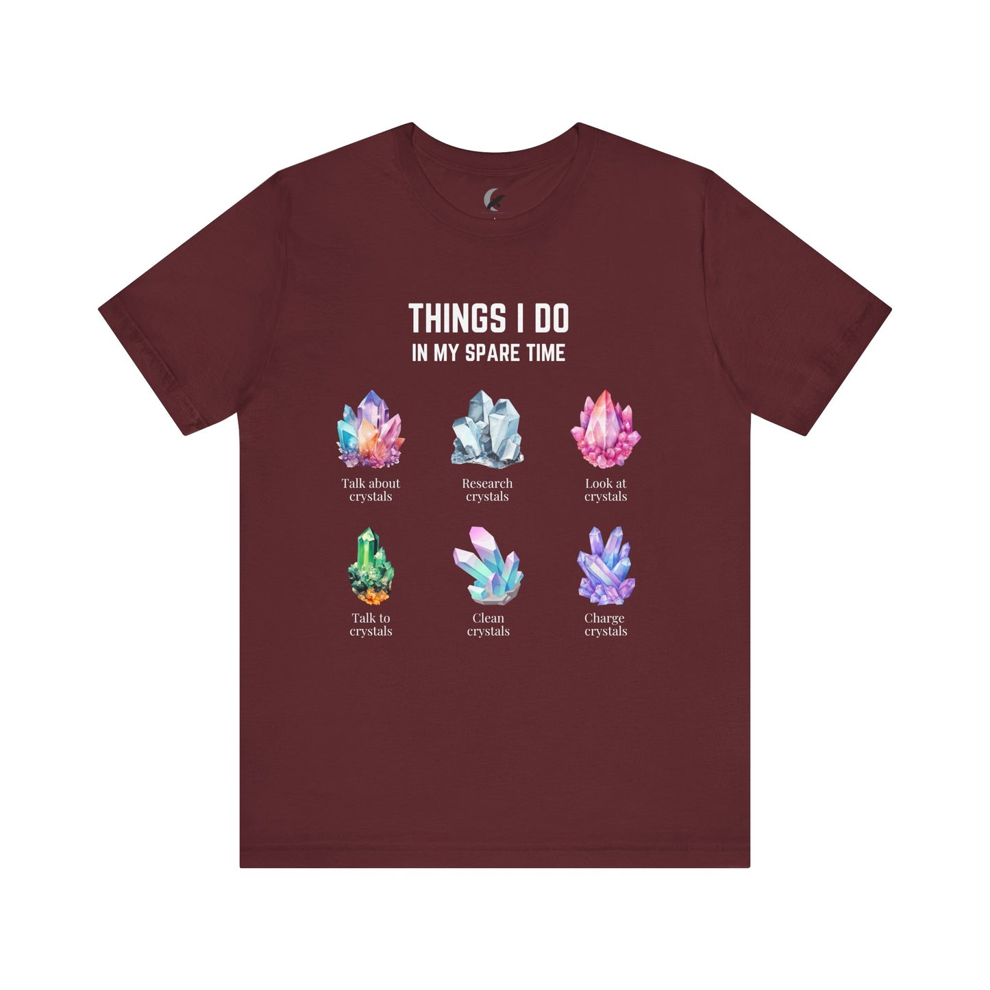 Things I do: Crystals 2 | Unisex Jersey Short Sleeve Tee Darks