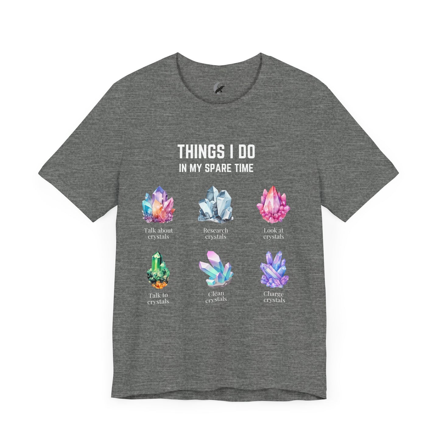 Things I do: Crystals 2 | Unisex Jersey Short Sleeve Tee Darks