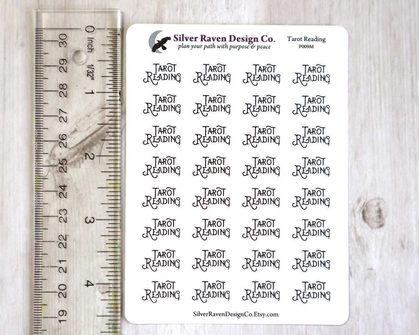 Tarot Reading Pagan and Witchcraft Planner Sticker