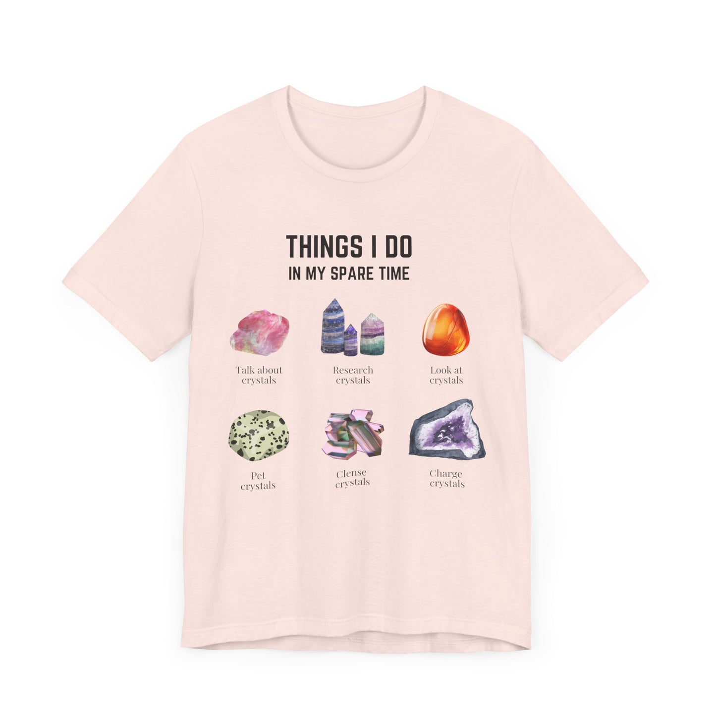 Things I do: Crystals 1 | Unisex Jersey Short Sleeve Tee Lights