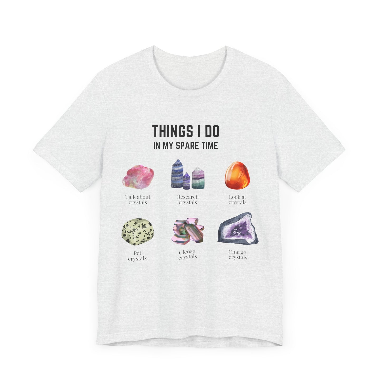 Things I do: Crystals 1 | Unisex Jersey Short Sleeve Tee Lights