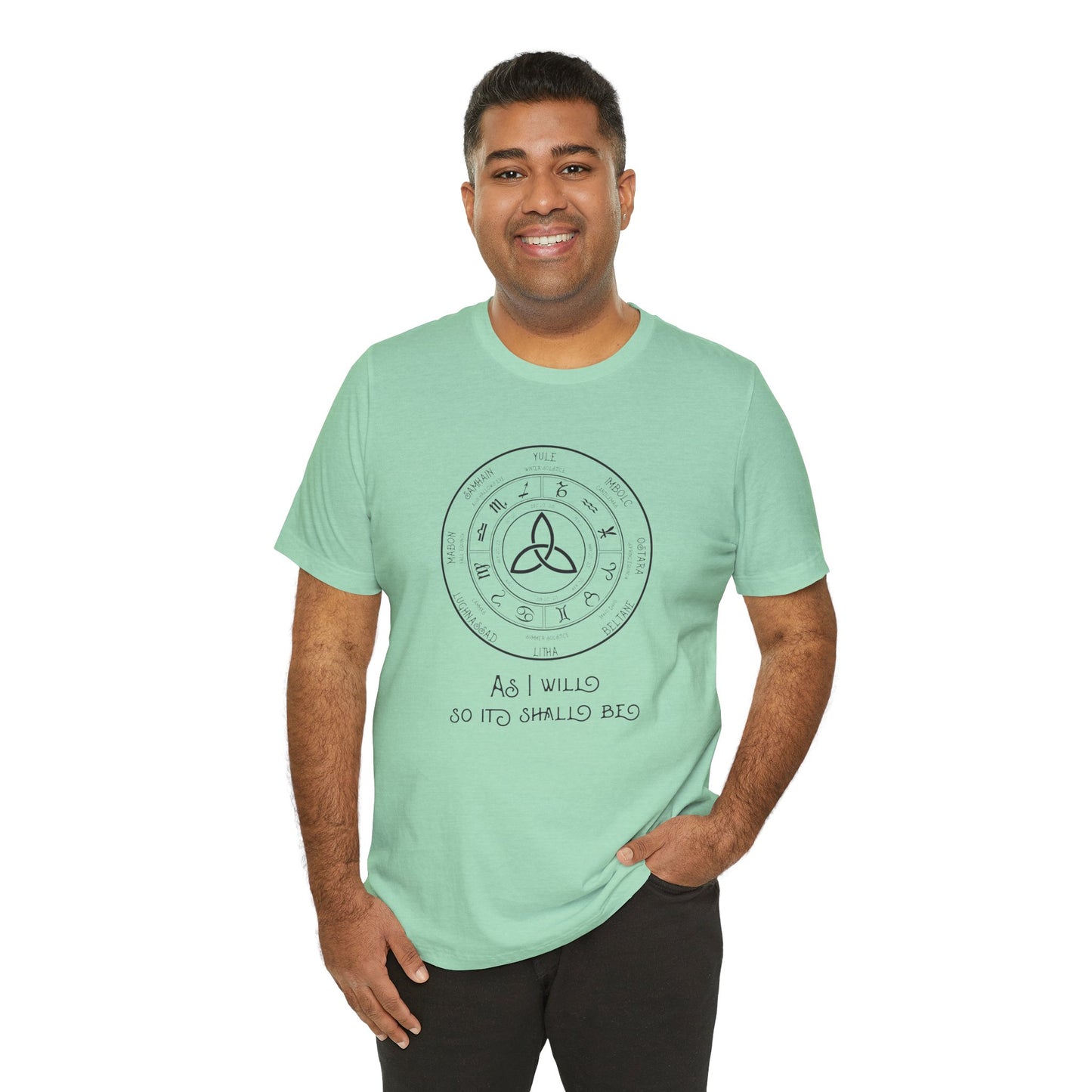 As I Will - Wheel of the Year | Unisex Jersey Short Sleeve Tee
