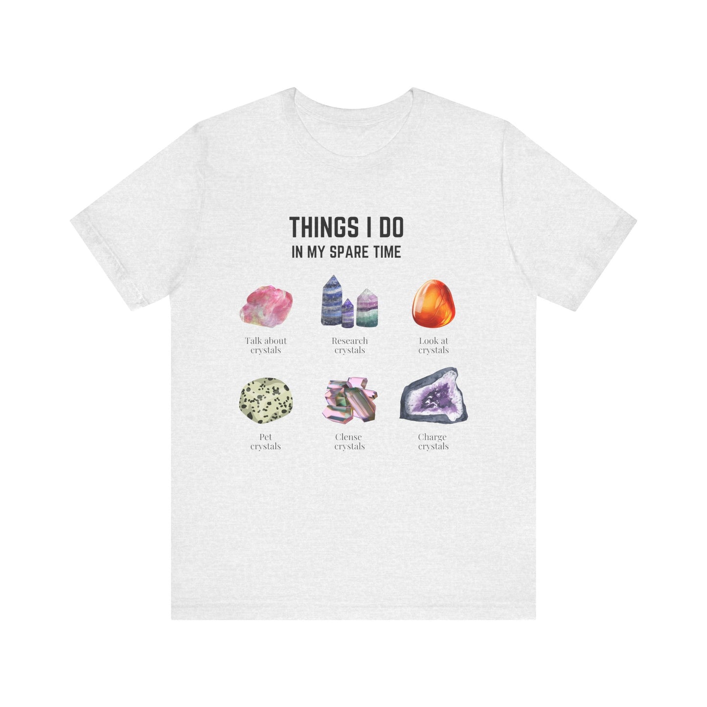 Things I do: Crystals 1 | Unisex Jersey Short Sleeve Tee Lights