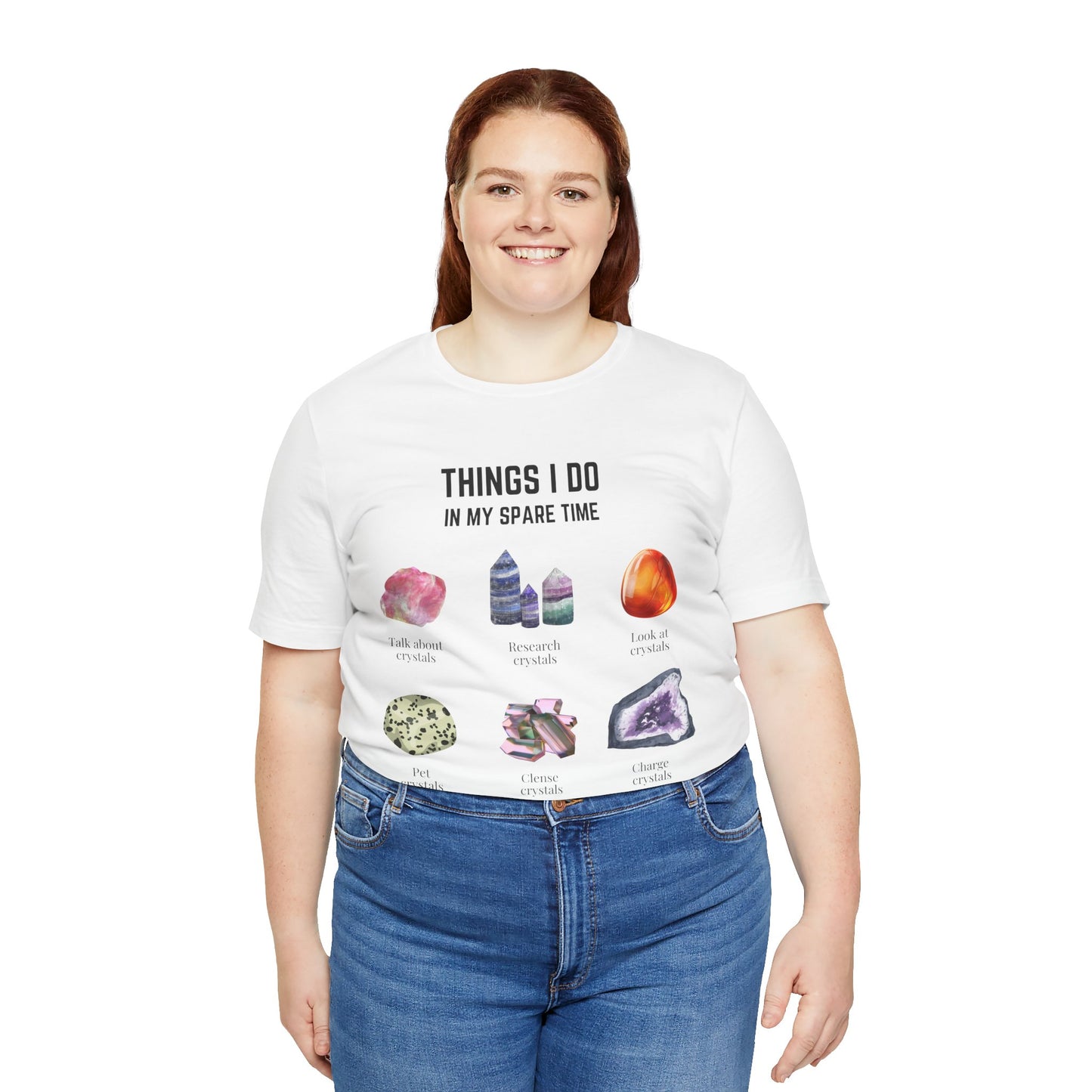 Things I do: Crystals 1 | Unisex Jersey Short Sleeve Tee Lights