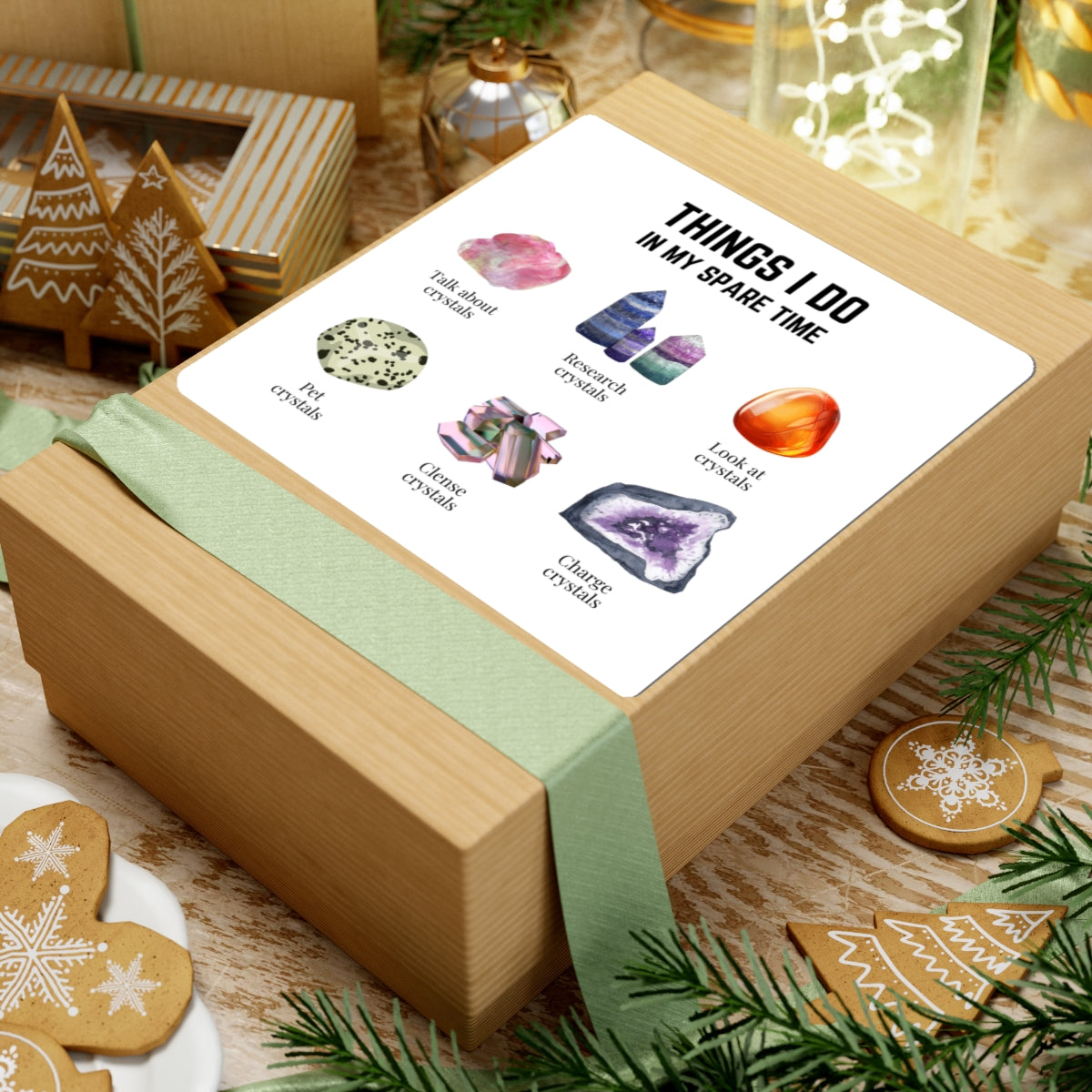 Things I do: Crystals 1 | Kiss-Cut Stickers