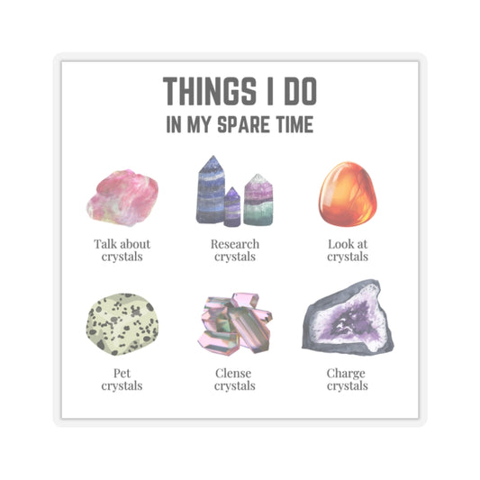 Things I do: Crystals 1 | Kiss-Cut Stickers