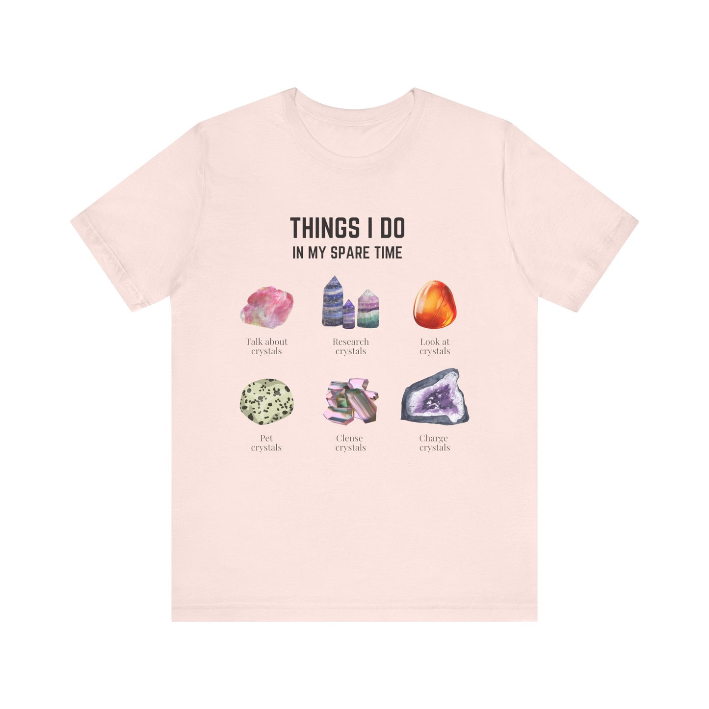 Things I do: Crystals 1 | Unisex Jersey Short Sleeve Tee Lights